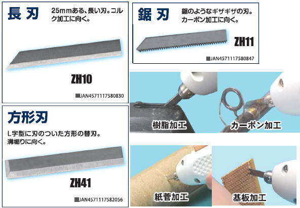 販売中》人気の替え刃長刃ZH10鋸刃ZH11方形刃ZH41 | エコーテック株式会社