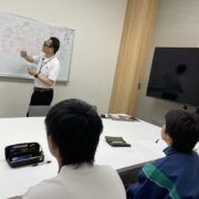 二川中学校から3人職場体験に来てくれました