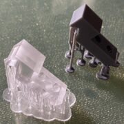 3Dプリンターには、平板1mm&2mm/超音波カッター