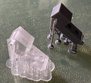 3DプリンタークリアレジンとTAF