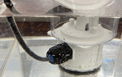 HM-17を純水に入れてみた