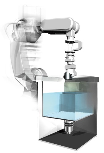 WSC28(M)イメージ図(超音波振動子実験)