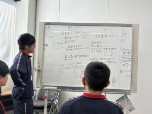 中学生が職場体験で企業の悩みを解決
